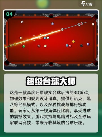 🚨2024必玩！经典2D台球游戏合集💥截图5
