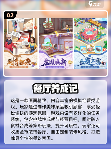 🔥2025必玩！美味餐厅游戏大赏🏆截图3