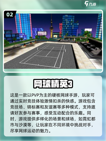 2024必玩🔥3D网球手游排行榜🎾截图3