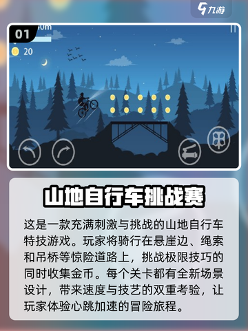 🔥2025必玩！超有趣Mountain Bike速降游戏推荐🚴‍♂截图2