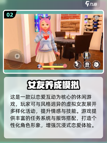 2025必玩虚拟女友3D游戏🎮🔥截图3