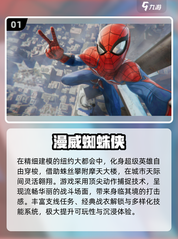 🔥2025单机蜘蛛侠手游推荐💥经典必玩榜！🎮截图2