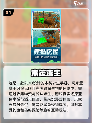 RAFT大作战！2025最🔥木筏生存手游推荐🎉截图2