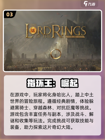 🔥2023必玩！热门指环王手游推荐🌟截图4