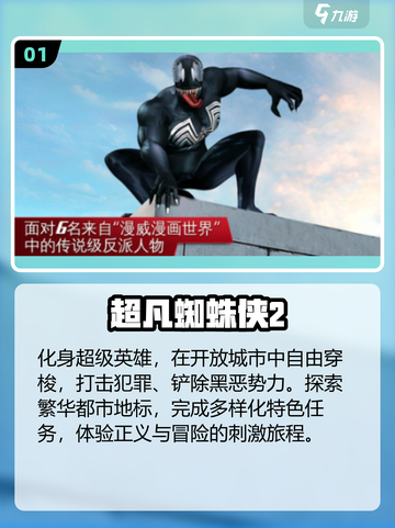 🕷2025最火蜘蛛侠游戏Top5！截图2