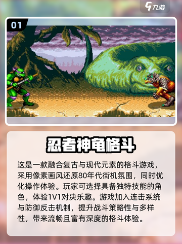 🔥2025热门忍者神龟对打游戏大全🎮截图2