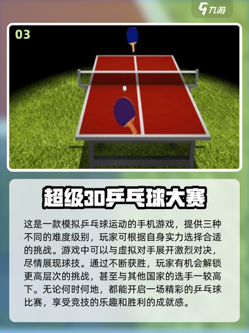 🔥2024必玩经典3d网球游戏合集🎾截图4
