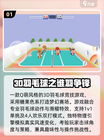 🔥2025超好玩羽毛球游戏推荐！💥🏸截图2