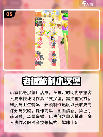 🍔🔥2025必玩汉堡包游戏大揭秘！截图6