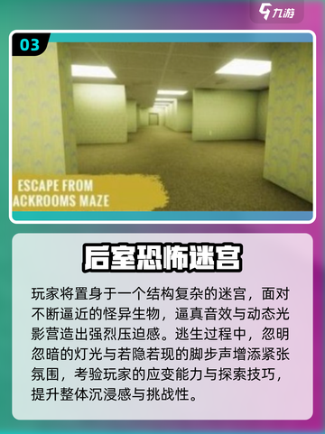🔥2025后室游戏TOP5！2D惊悚神作你敢挑战？😱🎮截图4