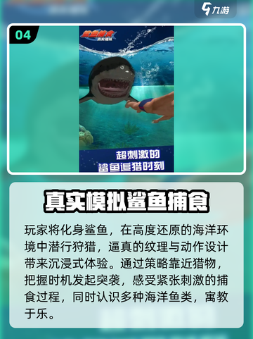 🦈2025最猛食人鲨手游来袭！截图5