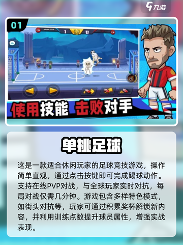 🔥2025超燃单挑足球手游推荐⚽单挑王就是你！截图2