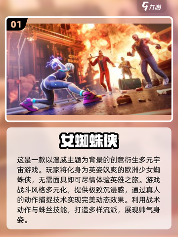 🔥女蜘蛛侠游戏下载✨经典大全2025不容错过！🎮截图2