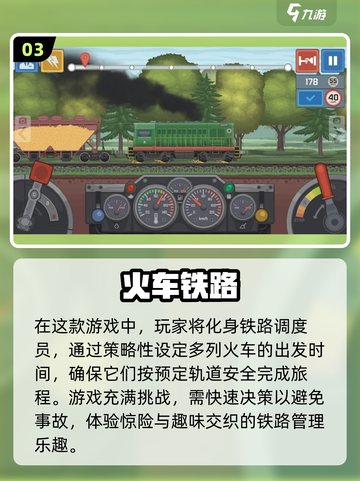 🔥2024必玩火车模拟游戏大全🎮等你来挑战！截图4