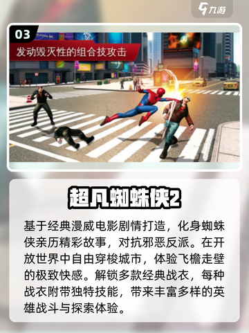 🕷2025必玩蜘蛛侠手游TOP5！截图4