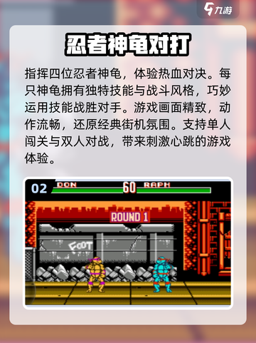 🔥2025热门忍者神龟对打游戏大全🎮截图3