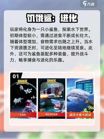 2025必玩🔥食人鲨游戏合集，带鲨鱼的刺激挑战来啦！🎉截图2