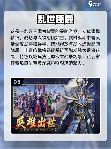 🔥2024必玩！热门三国游戏大揭秘🎮截图6