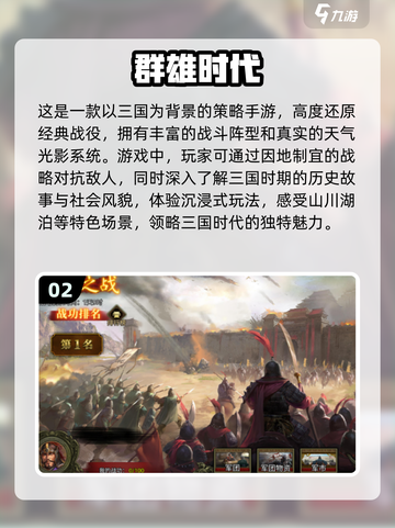🔥2024必玩！经典三国策略手游大盘点🎮截图3