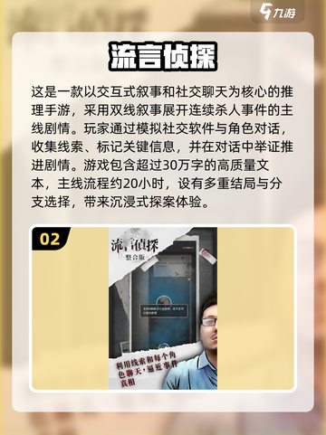 2025烧脑侦探游戏合集🔍解谜高手必玩！截图3