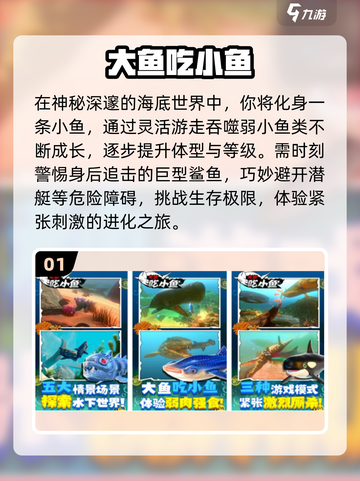 大鱼吃小鱼🔥手机上玩太爽了！🐟💥截图2