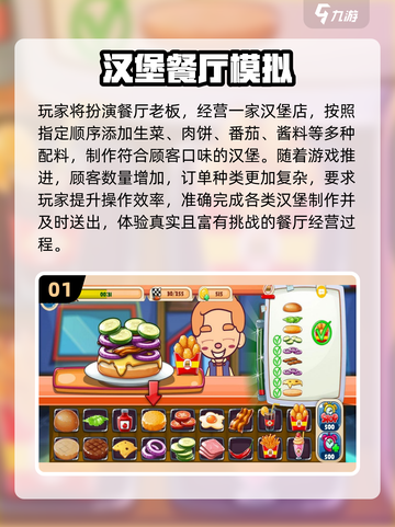 🍔爆款汉堡店游戏推荐2025！经营你的美食帝国👑截图2