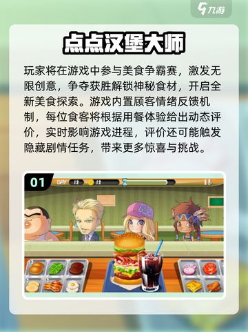 🍔2025必玩汉堡包游戏大揭秘！🔥截图2