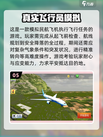 🔥2024必玩3D模拟飞行游戏推荐✈截图6