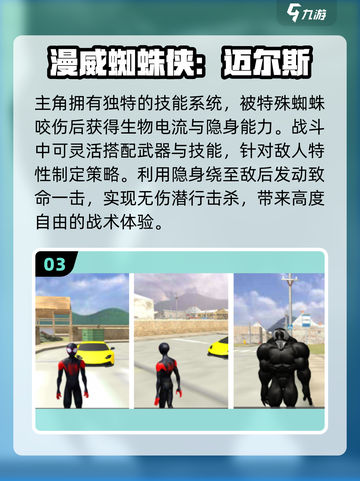 🕷2025最火蜘蛛侠游戏Top5！截图4