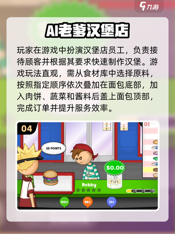 🍔爆款汉堡店游戏推荐2025！经营你的美食帝国👑截图5