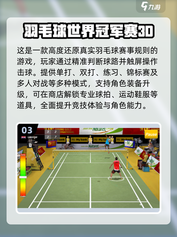 🔥2025羽毛球双人游戏TOP榜💥🎮截图4