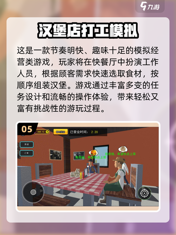 🍔爆款汉堡店游戏推荐2025！经营你的美食帝国👑截图6