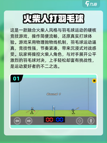 🔥2025最火羽毛球小游戏TOP榜💥免费畅玩推荐！🏸截图2