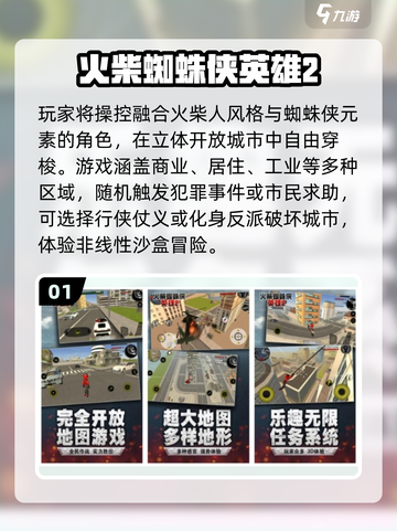 🕷2025必玩蜘蛛侠手游TOP5！截图2