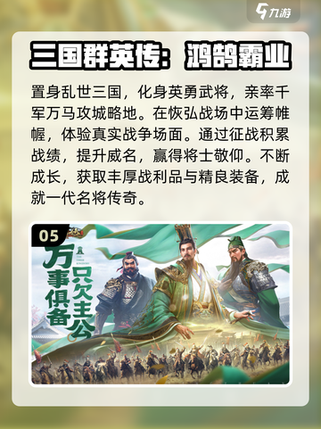 🔥2025最燃三国战争游戏推荐🎮截图6
