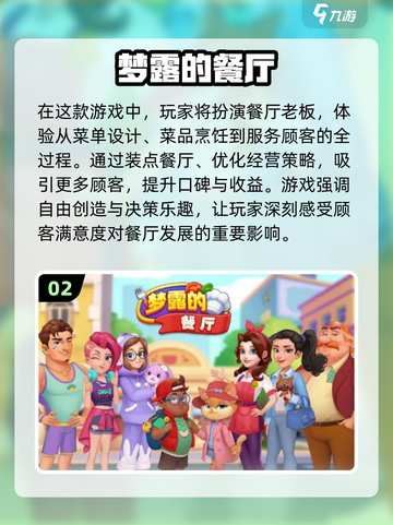 😍2024超耐玩餐厅经营小游戏推荐🔥截图3
