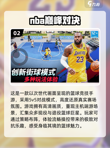 🔥2024必玩！超FUN篮球5v5手游推荐🏀截图3