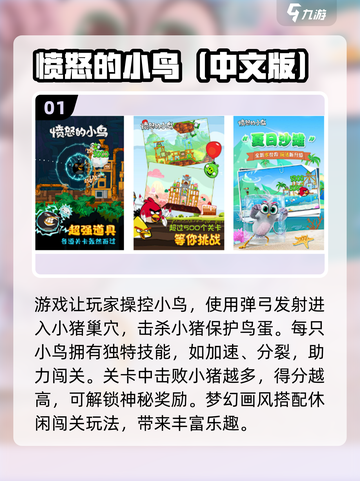 💥2025最新！愤怒的小鸟全系列游戏大推荐🎮截图2