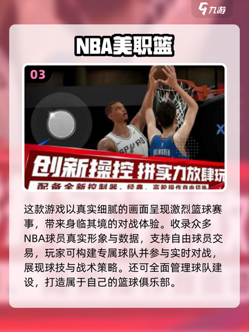 🔥2025最燃5v5篮球游戏推荐来了！🏀真人对战超刺激！截图4