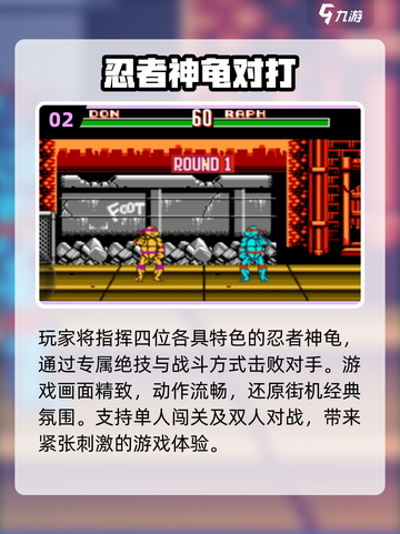 🔥2025热门忍者神龟对打游戏大全🎮截图3