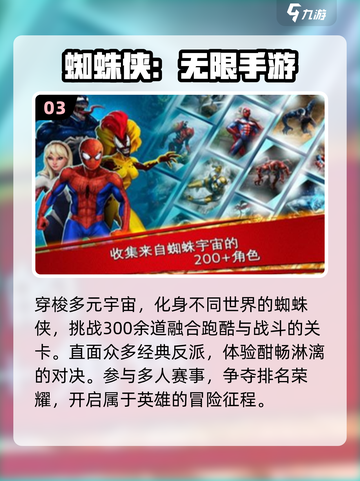🕷2025最火蜘蛛侠手游TOP5曝光！截图4