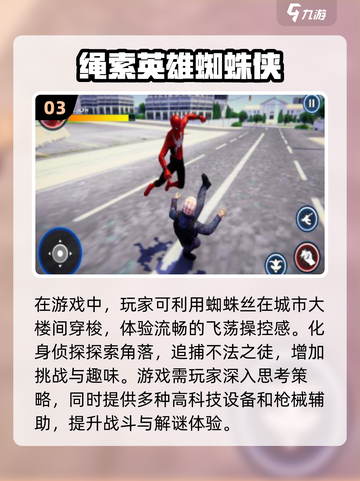 🔥2025必玩！TOP5蜘蛛侠游戏📖🕷截图4