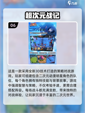 不占内存！2024超🔥二次元游戏排行榜🎉截图7