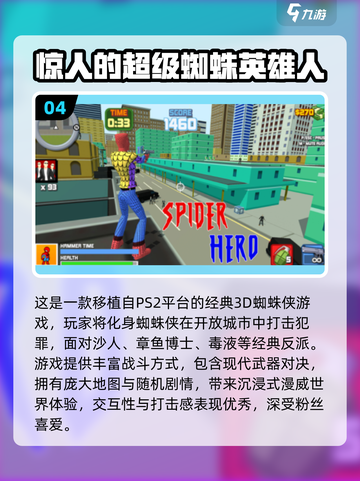 🔥2025最火蜘蛛侠手游TOP榜💥🎮截图5