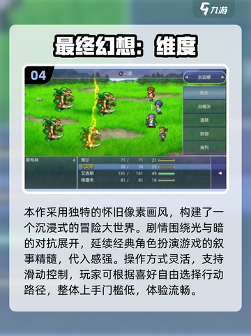 🔥2025最火FF手游排行榜🎮必玩最终幻想系列推荐截图5