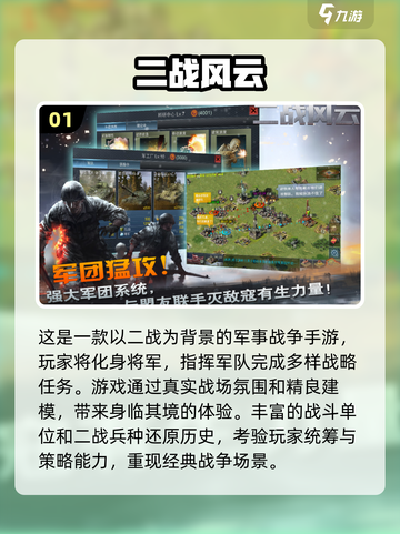 🔥2024必玩！经典二战手游排行榜🔥截图2