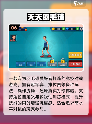 🏸2025最火羽毛球游戏Top10🔥截图7