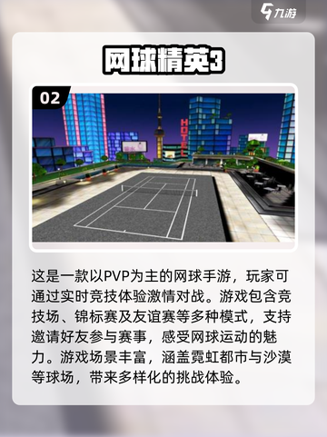 2024必玩🔥3D网球手游排行榜🎾截图3