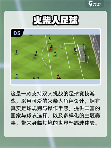 🔥2025超火双人足球小游戏推荐！🎮截图6