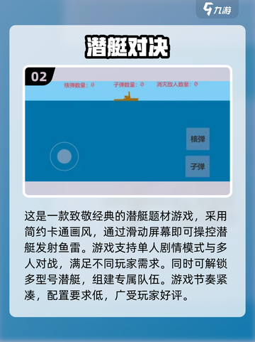 🔥2025最受欢迎潜艇游戏排行榜✨趣味横生等你来探索！截图3